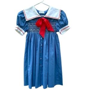 Vintage Hand Made Smocked Dress